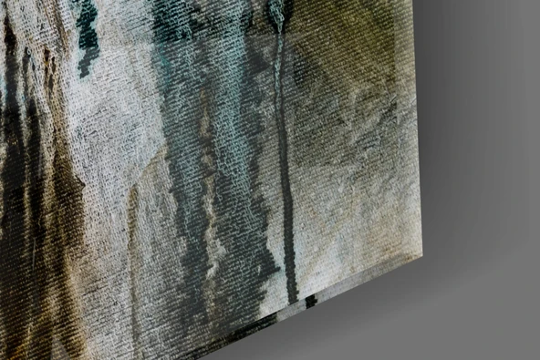 Soyut Renkler Cam Tablo - Resim 7