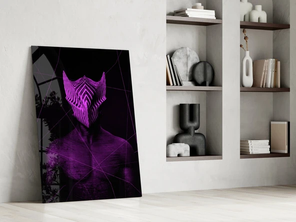Darko Violet Cam Tablo - Resim 6