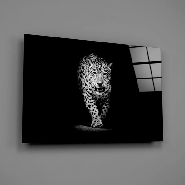 Leopar Cam Tablo - Resim 2