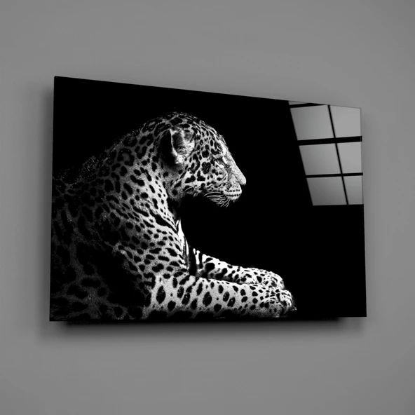 Leopar Cam Tablo - Resim 2