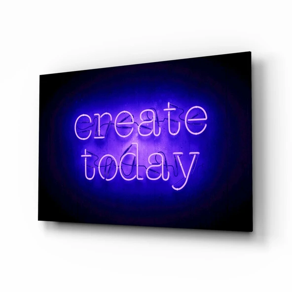"Create Today" Cam Tablo ürün görseli 1