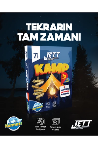 7. SINIF 1. DÖNEM JETT KAMP 10 FASİKÜL ürün görseli 1