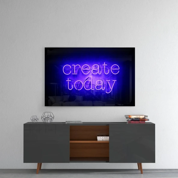 "Create Today" Cam Tablo - Resim 8