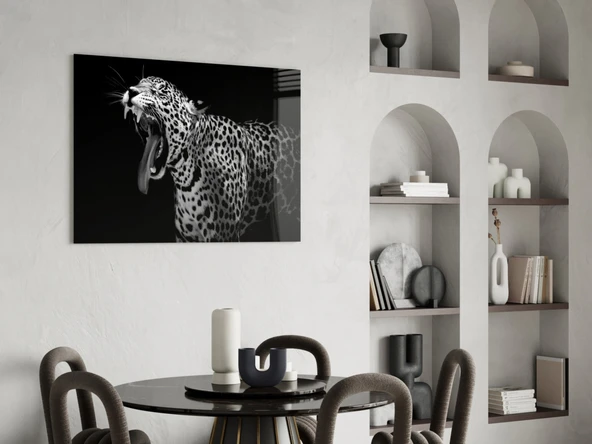 Leopar Cam Tablo - Resim 5