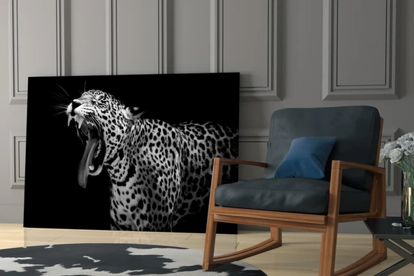 Leopar Cam Tablo - Resim 6