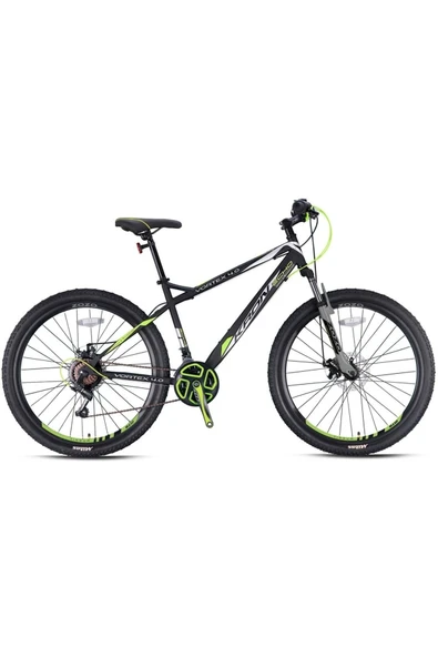 Kron Vortex 4.0 27,5 Mtb 16 Inç 21 Vites M.disc Mat Siyah Neon Sarı Gri ürün görseli 1