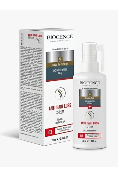 biocence Anti-Hair Loss Serum Yıpranmış, Dökülen, Geç Uzayan Saçlar İçin Dökülme Karşıtı Serum 70ML ürün görseli 1