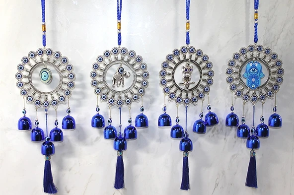 Metal Nazar Boncuğu Çan Alk3495 ürün görseli 1