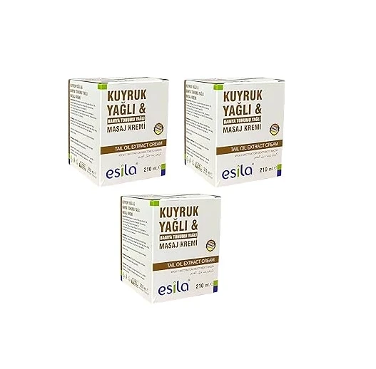 Esila Kuyruk Yağlı Bamya Tohumlu Masaj Kremi 210 Ml x 3 Adet ürün görseli 1
