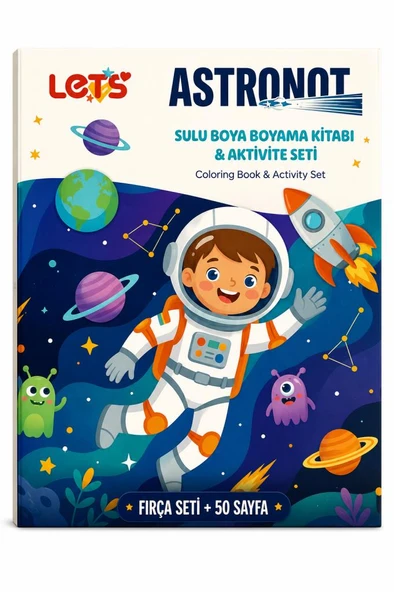 LETS 8 LI SULU BOYA AKTIVITE SETI ASTRONOT L12016 ürün görseli 1