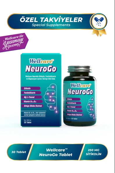 Wellcare Neurogo 30 Tablet ürün görseli 1