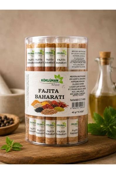 Köklühan Baharat Fajita Baharatı 40 Gr * 16 adet ürün görseli 1
