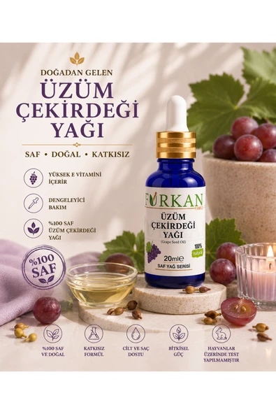 Famy Furkan Üzüm Çekirdeği Yağı 50ml ürün görseli 1