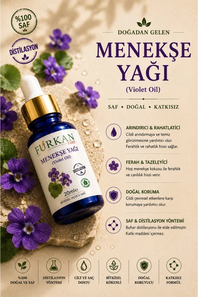 Famy Furkan Menekşe Yağı 20ml(Uçucu) - Resim 2