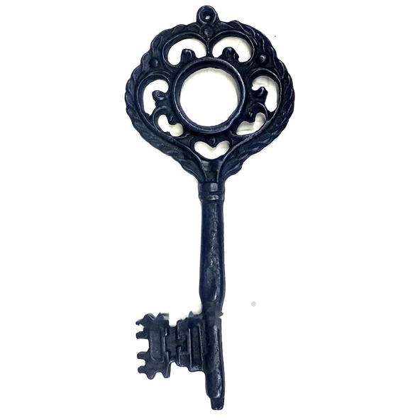Mistik Dekor Anahtar, 197x83 mm - Büyük Boy, Antik, Vintage Stil Süs Tasarım Aksesuar Anahtarı ürün görseli 1