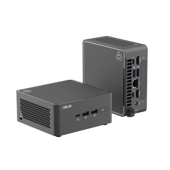 Asus Nuc 15 Pro Tall Kit Intel Core 7-240H 5.2ghz Up 24GB Ddr5 4tb SSD Intel® Graphics WIN11PRO Mini Masaüstü Bilgisayar RNUC15CRHC700002P10+ZETTAUSBBELLEK ürün görseli 1