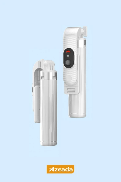 Jopus Bluetoothlu ve Şarjlı Kumandalı - Selfie Çubuğu Tripod Özellikli Beyaz PD-P06 ürün görseli 1