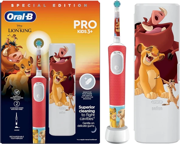 Oral-B Pro Kids The Lion King Şarjlı Diş Fırçası ürün görseli 1