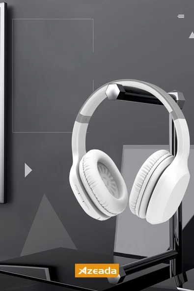 Jopus Android ve İOS Uyumlu Bluetooth Kafa Üstü Kulaklık - 12 Saat Müzik 15 Saat Konuşma Süres Beyaz BH500 ürün görseli 1