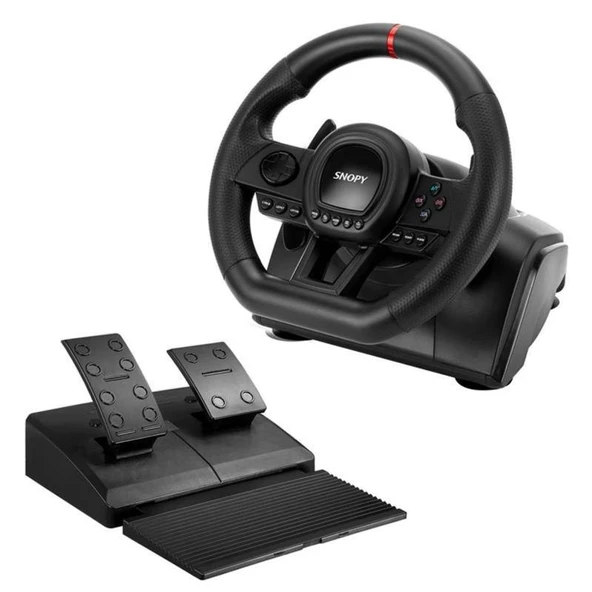 Snopy V30 USB Yarış Direksiyonu Seti - Resim 2