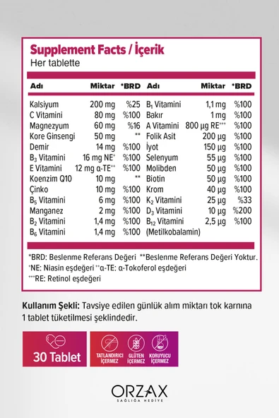 Ocean Daily One Energy 30 Tablet - Resim 2