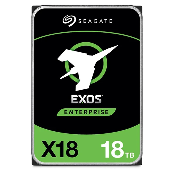 Seagate 18TB Exos X18 7200Rpm 256Mb Sata 6Gbit-sn ST18000NM000J Sabit Disk (Boğaziçi Garantili) ürün görseli 1