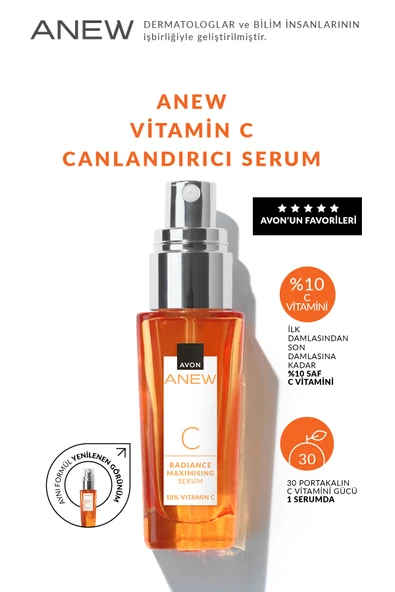 AVON Anew Vitamin C Canlandırıcı Serum 30ml ürün görseli 1