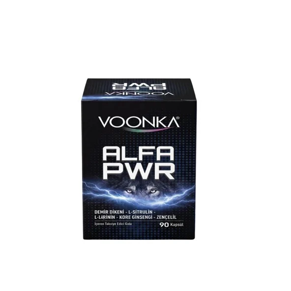 Voonka Alfa PWR Demir Dikeni L-Arjinin Kore Ginsengi 90 Kapsül ürün görseli 1