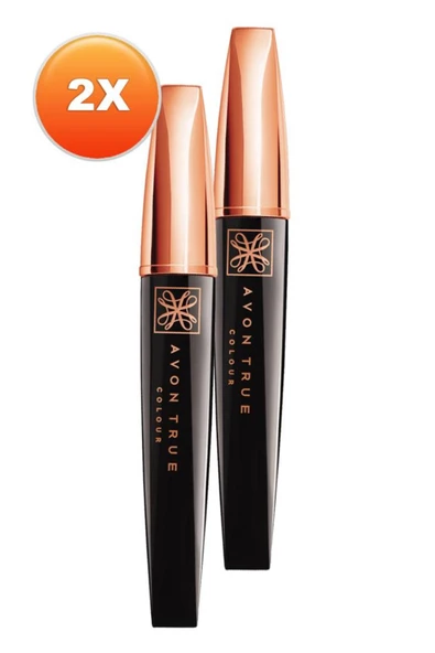 AVON Uzun Gösteren Besleyici Maskara 7 Ml. Black Ikili Set ürün görseli 1