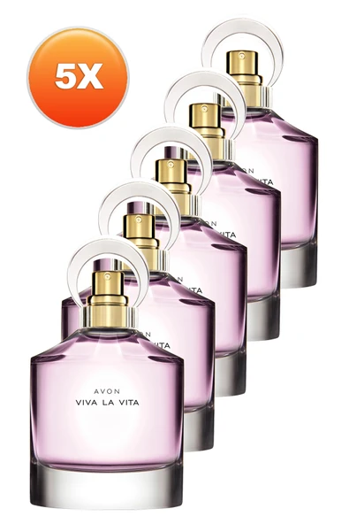 AVON Viva La Vita Kadın Parfüm Edp 50 ml 5'li Set 5050000102070 ürün görseli 1