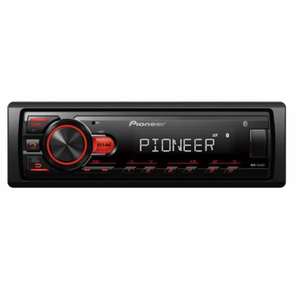 Pıoneer MVH-140BT Bluetooth USB li Oto Teyp ürün görseli 1