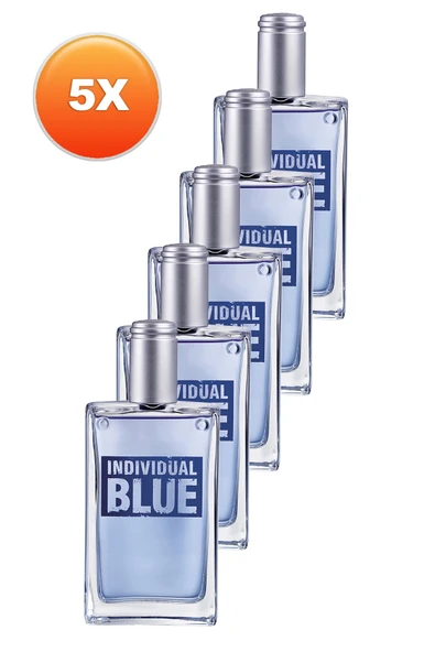 AVON Individual Blue Erkek Parfüm Edt 100 ml 5'li Set 5050000104036 ürün görseli 1