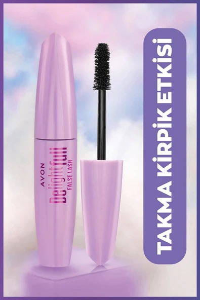 AVON Delightfull False Lash Maskara 10 Ml. Jade Green - Resim 3