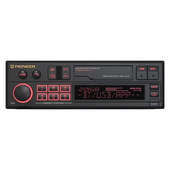 Pıoneer SXT-C10PS Retro Bluetooth USBli Oto Teyp - Resim 2