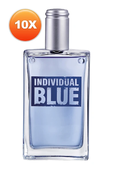 AVON Individual Blue Erkek Parfüm Edt 100 ml 10'lu Set 5050000104043 ürün görseli 1