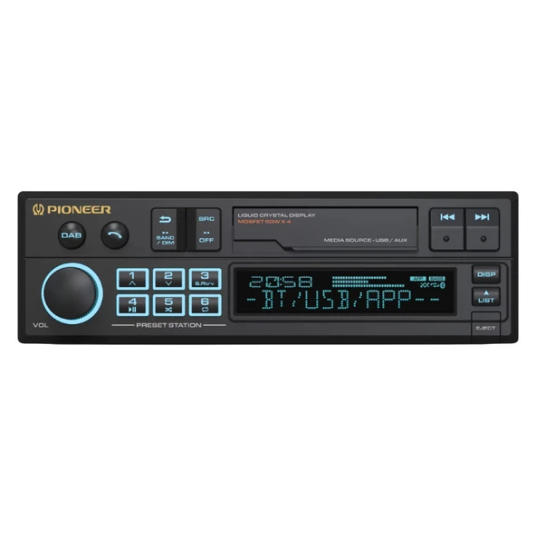Pıoneer SXT-C10PS Retro Bluetooth USBli Oto Teyp ürün görseli 1