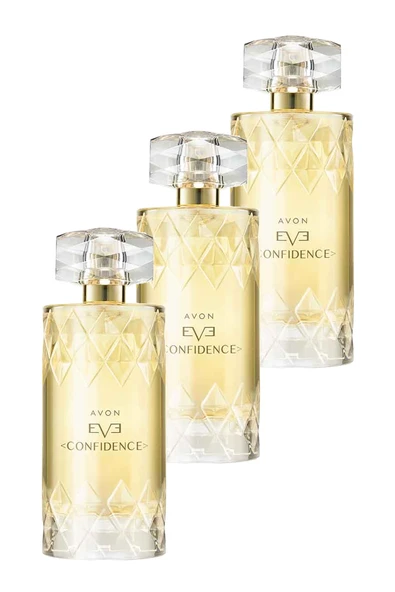 AVON Eve Confidence Kadın Parfüm Edp 100 Ml. Üçlü Set ürün görseli 1