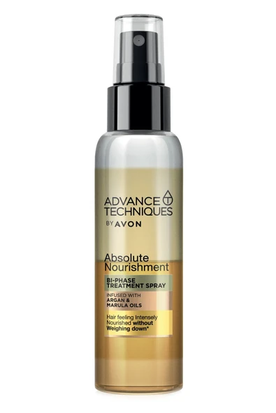 AVON Advance Techniques Argan Ve Marula Yağı Içeren Çift Fazlı Saç Spreyi 100 Ml. ürün görseli 1