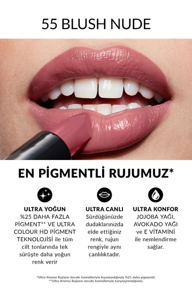 AVON Ultra Kremsi Ruj - Blush Nude - Resim 2