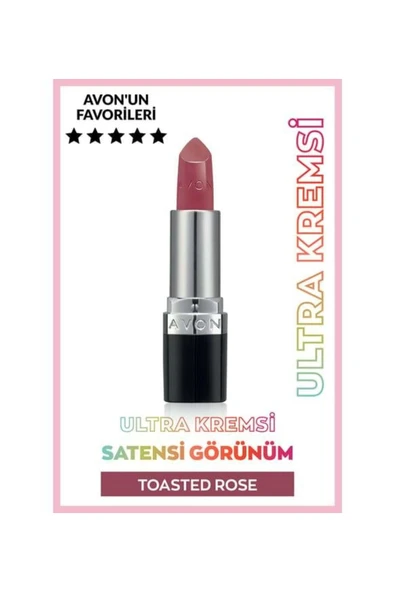 AVON Ultra Kremsi Ruj - Toasted Rose ürün görseli 1
