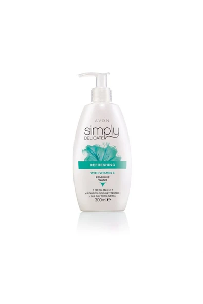 AVON Simply Delicate Refreshing Hijyenik Bölge Temizleyici E Vitaminli 300 ml ürün görseli 1