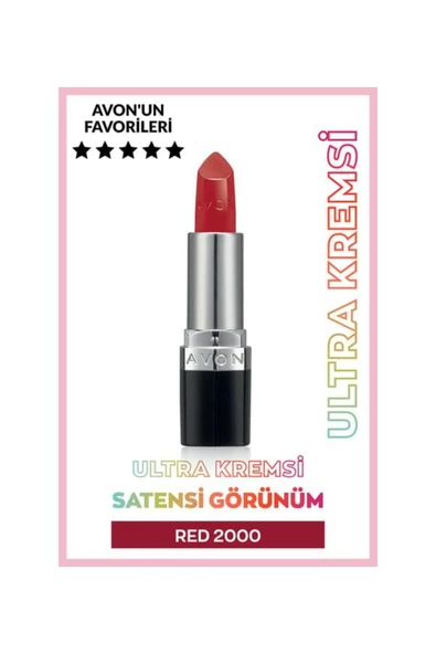 AVON Ultra Kremsi Ruj Red 2000 ürün görseli 1