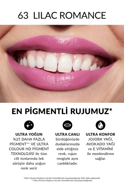 AVON Ultra Kremsi Ruj - Lilac Romance - Resim 2