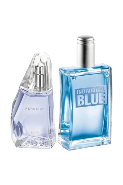 AVON Perceıve 50 Ml  Bayan Parfüm + Indıvıdual Blue 100 Ml Erkek Parfüm Seti ürün görseli 1