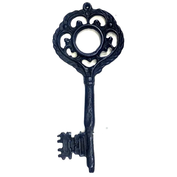Mistik Dekor Anahtar, 197x83 mm - Büyük Boy, Antik, Vintage Stil Süs Tasarım Aksesuar Anahtarı ürün görseli 1