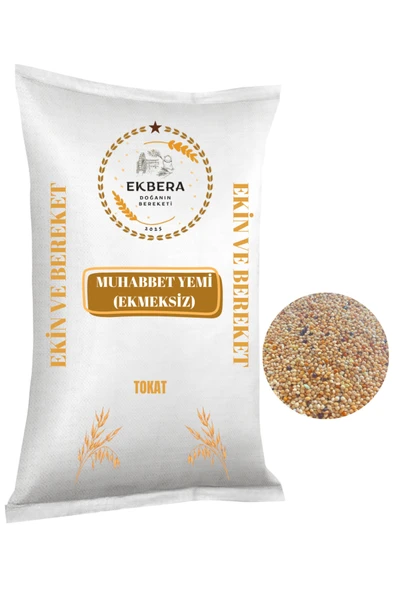 EKBERA Karışık Muhabbet Yemi - Yeni Mahsül - 25 Kg - Ekmeksiz ürün görseli 1
