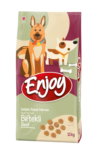 Enjoy Biftekli Yetişkin Köpek Maması 15 Kg ürün görseli 1