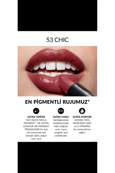 AVON ULTRA COLOUR .CHIC RUJ - Resim 2