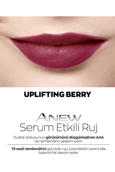 AVON Anew Serum Etkili Ruj - Uplifting Berry - Resim 2