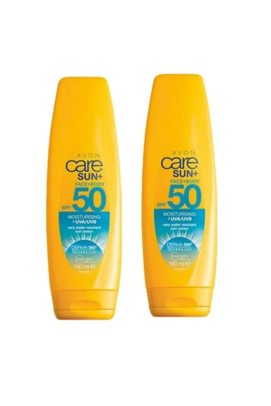 AVON Yüz Ve Vücut Için Kotuyucu Güneş Kremi Spf 50 2 Adet 150 ml ürün görseli 1